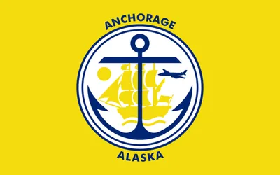 Anchorage city flag 