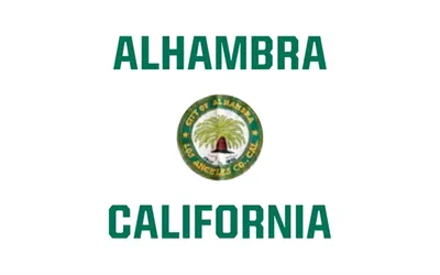 Alhambra city flag 
