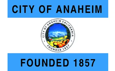 Anaheim city flag 