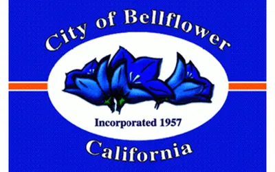 Bellflower city flag 