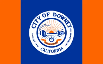 Downey city flag 