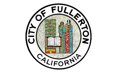 Fullerton city flag 