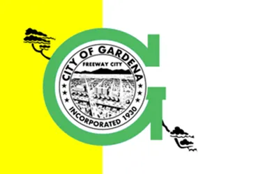 Gardena city flag 