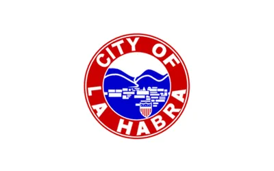 La Habra city flag 