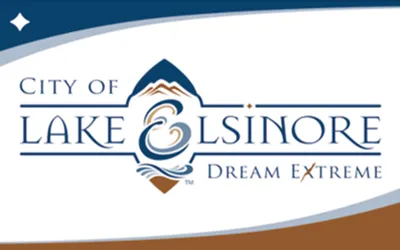 Lake Elsinore city flag 