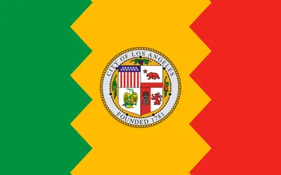 Los Angeles city flag 