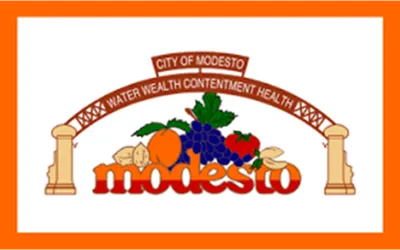 Modesto city flag 