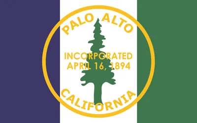 Palo Alto city flag 