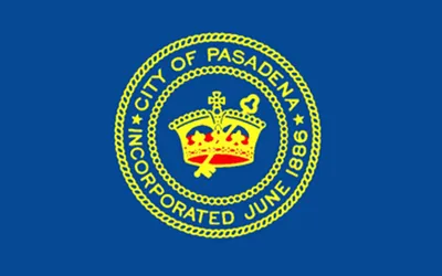 Pasadena city flag 