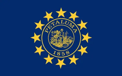 Petaluma city flag 