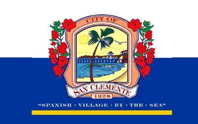 San Clemente city flag 