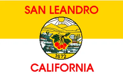 San Leandro city flag 