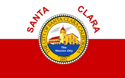 Santa Clara city flag 
