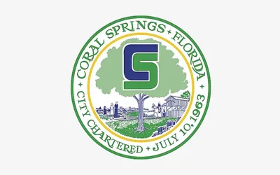 Coral Springs city flag 