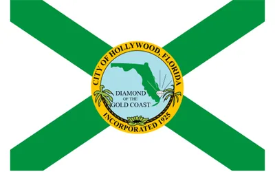 Hollywood city flag 