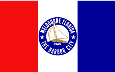 Melbourne city flag 