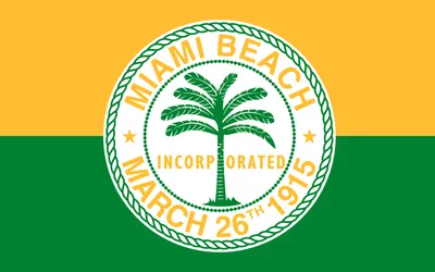 Miami Beach city flag 