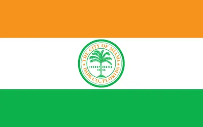 Miami city flag 