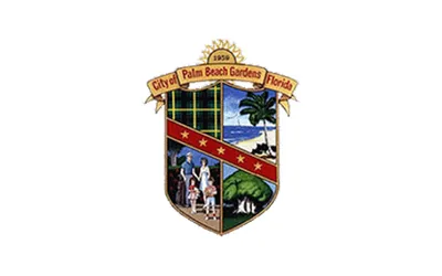 Palm Beach Gardens city flag 