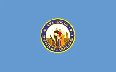 Nampa city flag 