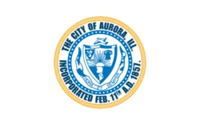 Aurora city flag 