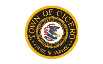 Cicero city flag 
