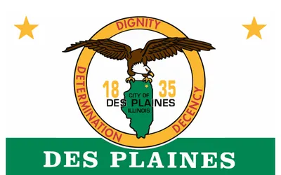 Des Plaines city flag 