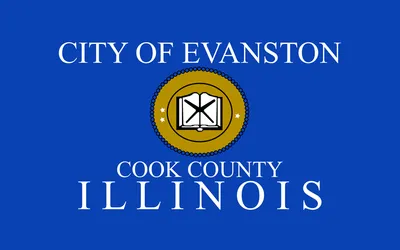 Evanston city flag 