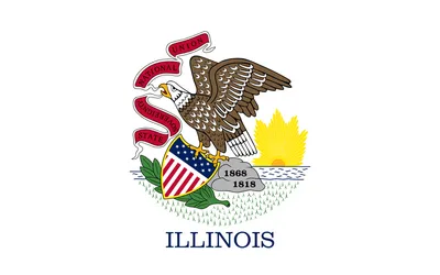 Illinois state flag 