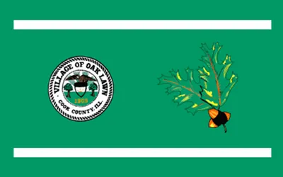 Oak Lawn city flag 