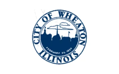 Wheaton city flag 