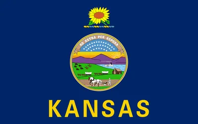 Kansas state flag 