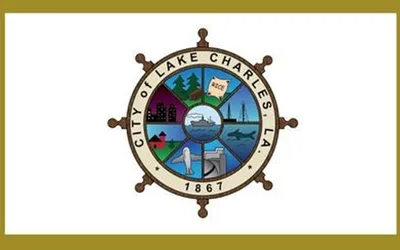 Lake Charles city flag 