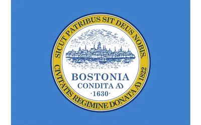 Boston city flag 