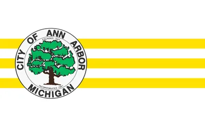Ann Arbor city flag 