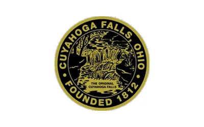 Cuyahoga Falls city flag 