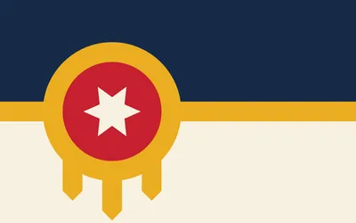 Tulsa city flag 