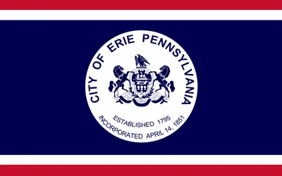 Erie city flag 