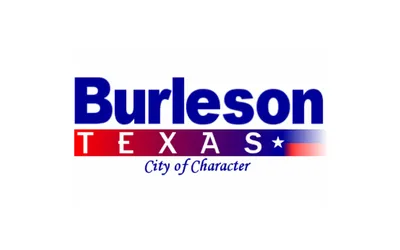 Burleson city flag 