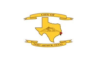 Port Arthur city flag 