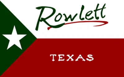 Rowlett city flag 