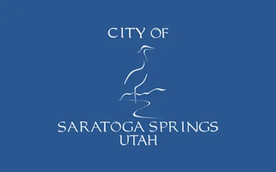 Saratoga Springs city flag 