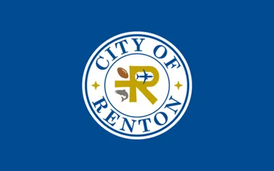 Renton city flag 
