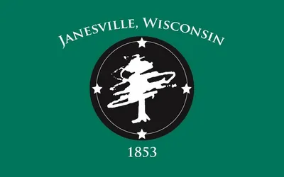 Janesville city flag 