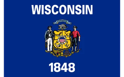 Wisconsin state flag 
